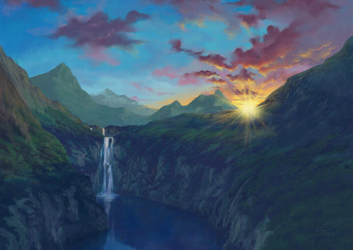 Fossefall // 22.000 kr.